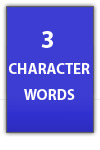 3 character aramaic words